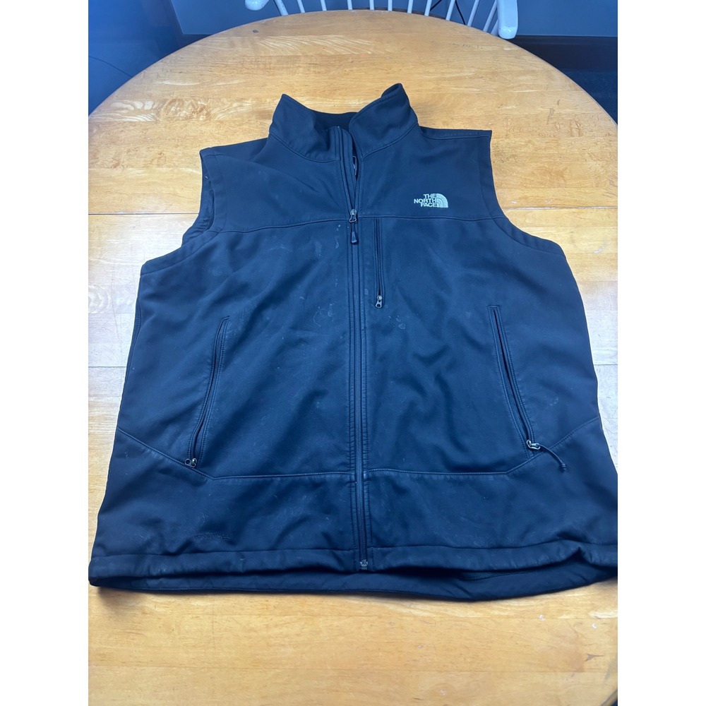 The North Face Mens Apex Bionic Softshell Vest Black XXL Windproof WindWall